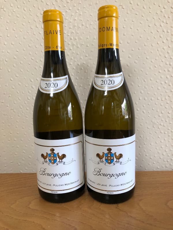 2 x Bourgogne, (Bc/Wh), Domaine Leflaive, 2020