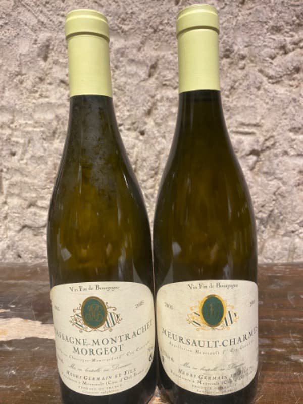 2 x Chassagne-Montrachet Morgeot/ Meursault Charmes, Domaine Henri Germain et Fils, 2005