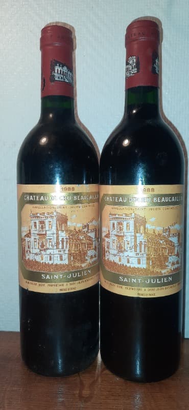 2 x château Ducru-Beaucaillou, Saint-Julien, 1988
