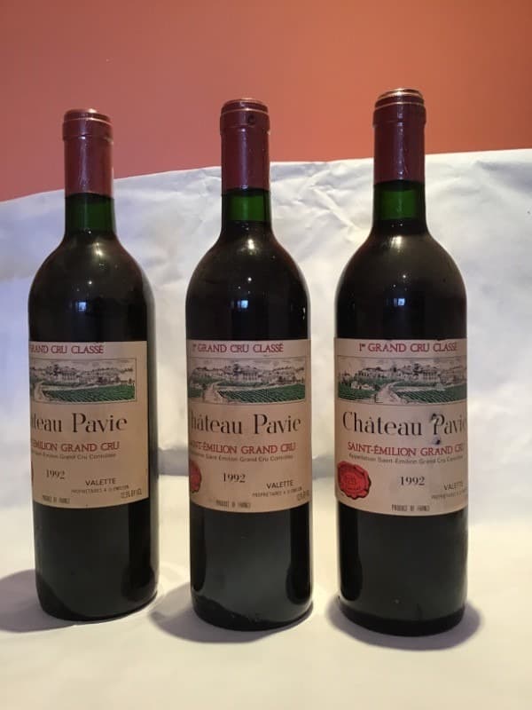 3 x 1e GCC, Château Pavie, Saint-Émilion Grand Cru, 1992