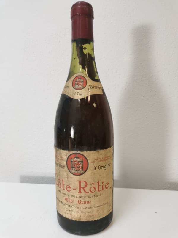 Côte-Rôtie, 'Côte Brune', Gentaz Dervieux, 1974