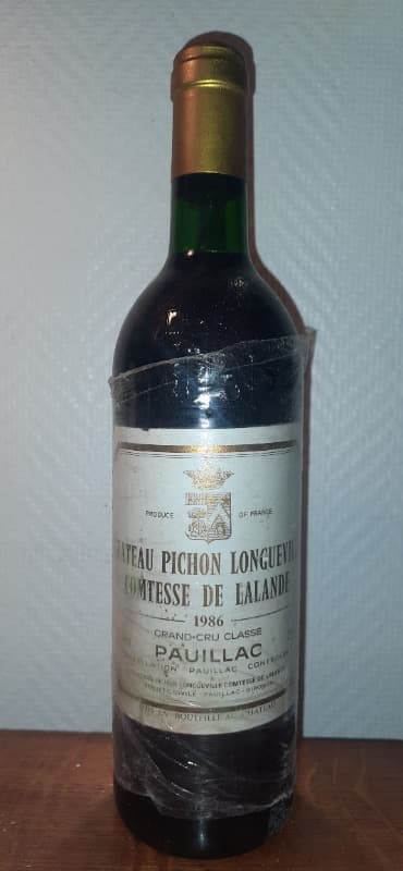 Comtesse de Lalande, château Pichon Longueville, Pauillac, 1986