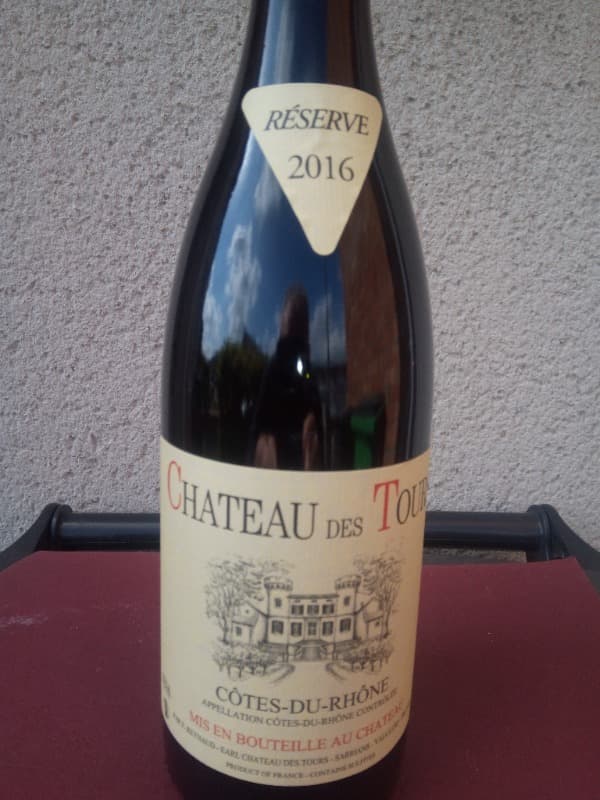 Côtes-du-Rhône, château des Tours, 2016