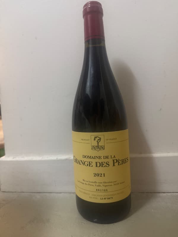 Domaine de la grange des pères, Vin de Pays de l'Hérault, 2021