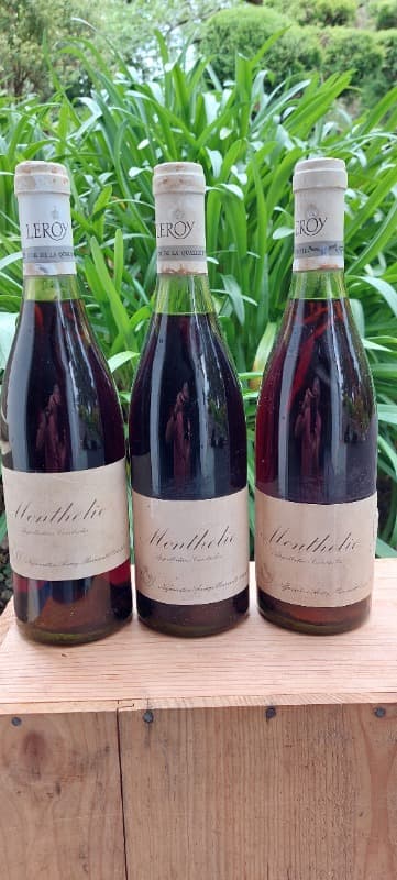 3 x Bourgogne, Monthélie, Leroy, 1972