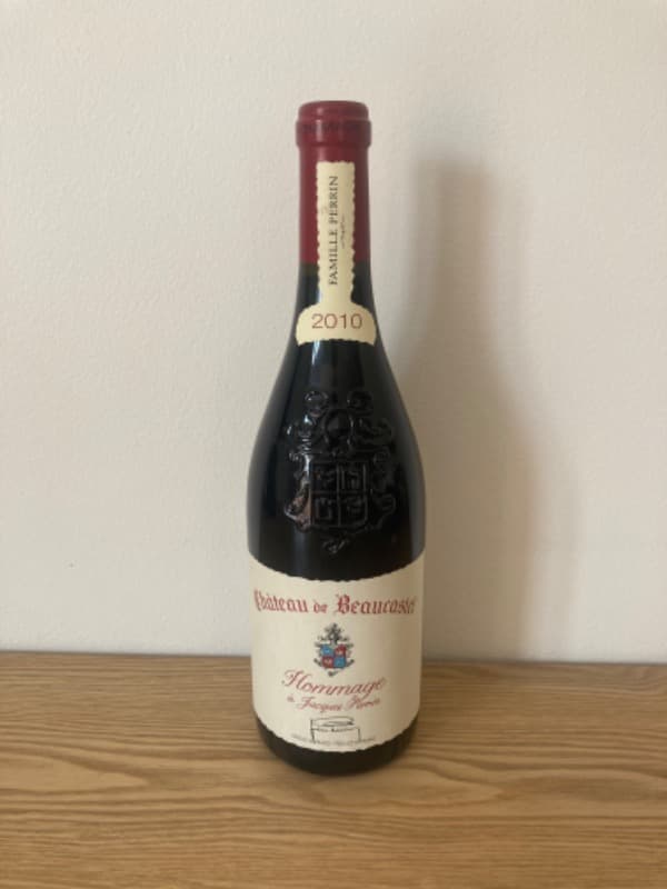 Châteauneuf-du-Pape, Hommage à Jacques Perrin, Château de Beaucastel, 2010