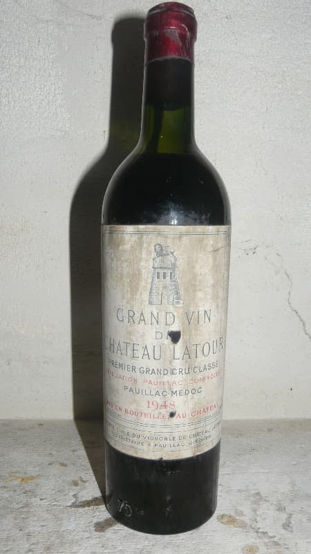 Grand Vin de Château Latour, Pauillac, 1948