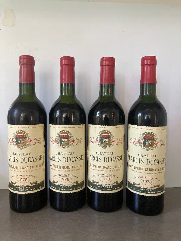 4 x Château Larcis Ducasse, Saint-Émilion Grand Cru, 1978