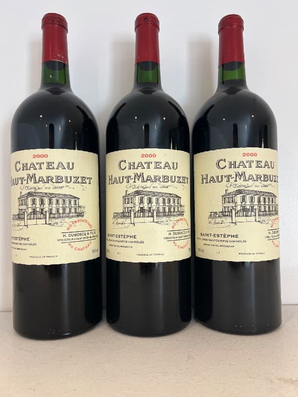 3 x Château Haut-Marbuzet, Saint-Estèphe, 2000 (Magnum)