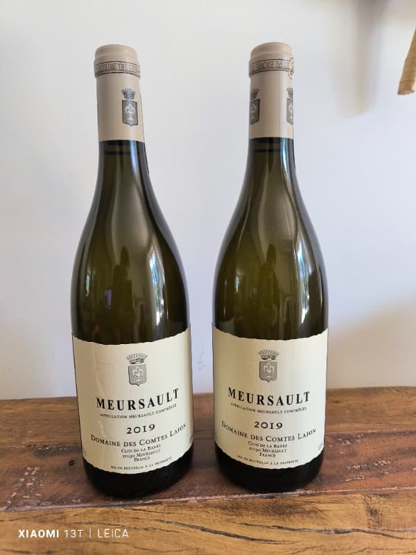 2 x Meursault, Clos de la Barre, domaine des Comtes Lafon, 2019