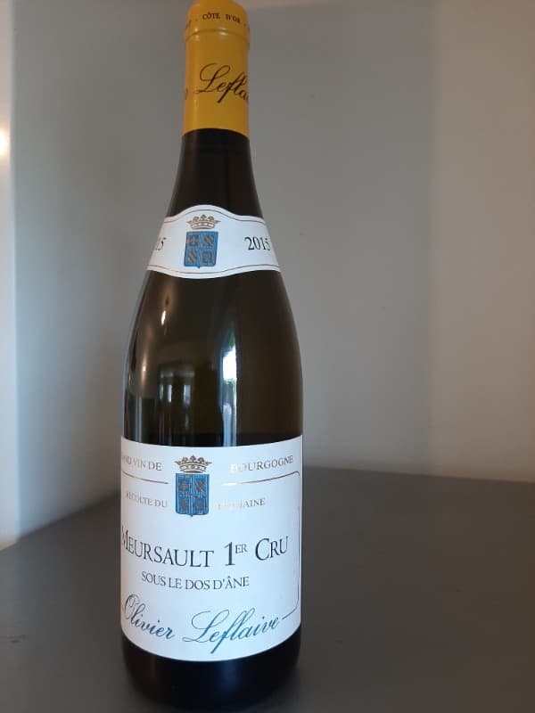Meursault, 1er crû. " sous le dos d'âne ", Olivier Leflaive, 2015
