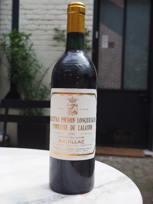 Comtesse De Lalande, Chateau Pichon Longueville, Pauillac, 1986