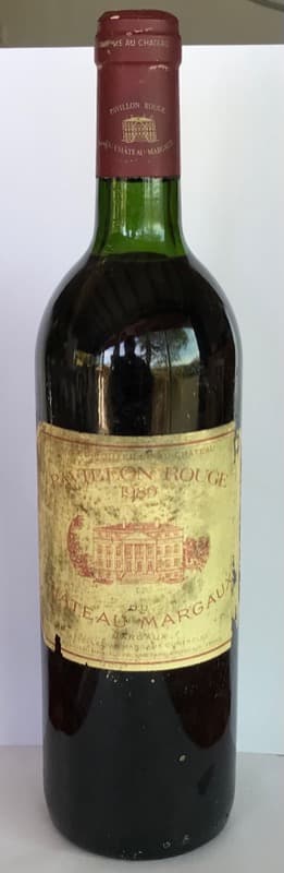 Pavillon Rouge, Château Margaux, Margaux, 1989