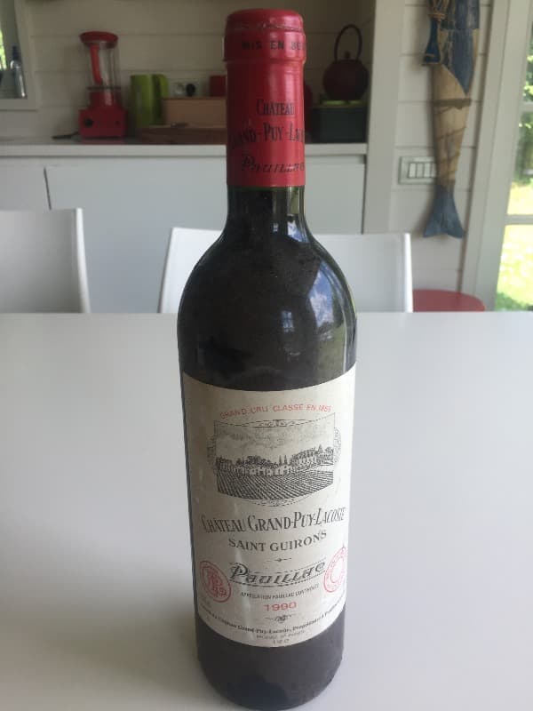 Chateau Grand Puy Lacoste, Pauillac, 1990