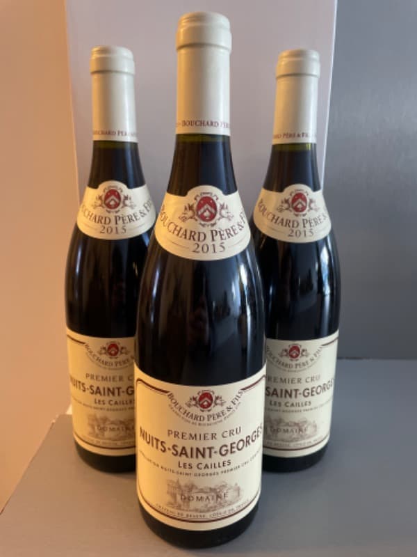 3 x Nuits-Saint-Georges, 1er Cru - Les Cailles, Bouchard Père et Fils, 2015
