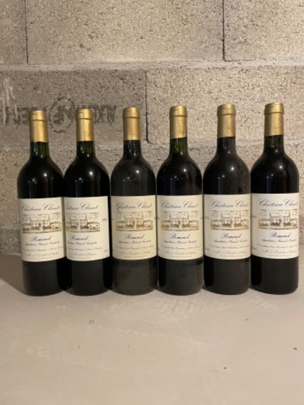 6 x Château Clinet, Pomerol, 1990