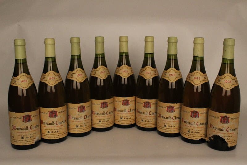 9 x Meursault-Charmes 1er Cru, Domaine Michelot, 1995