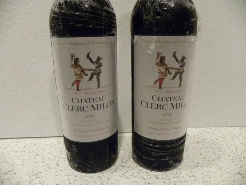 2 x Château Clerc Milon, Pauillac, 2012