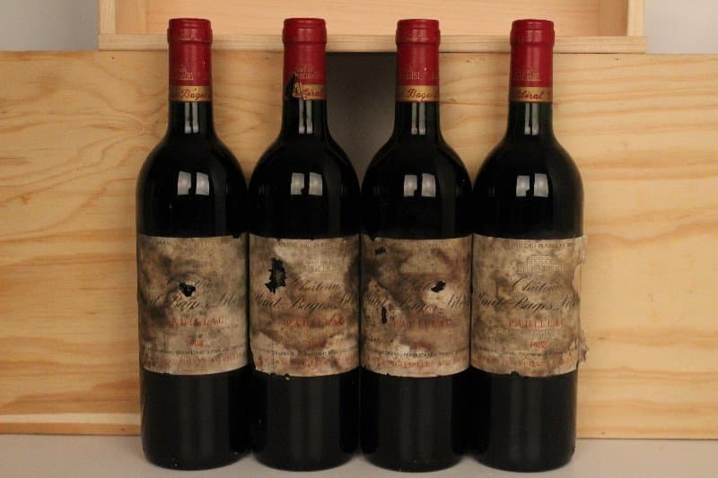 4 x Château Haut-Bages Libéral, Pauillac, 1988