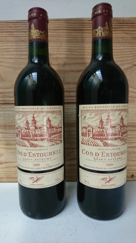 2 x Château Cos d'Estournel, Saint-Estèphe, 1989