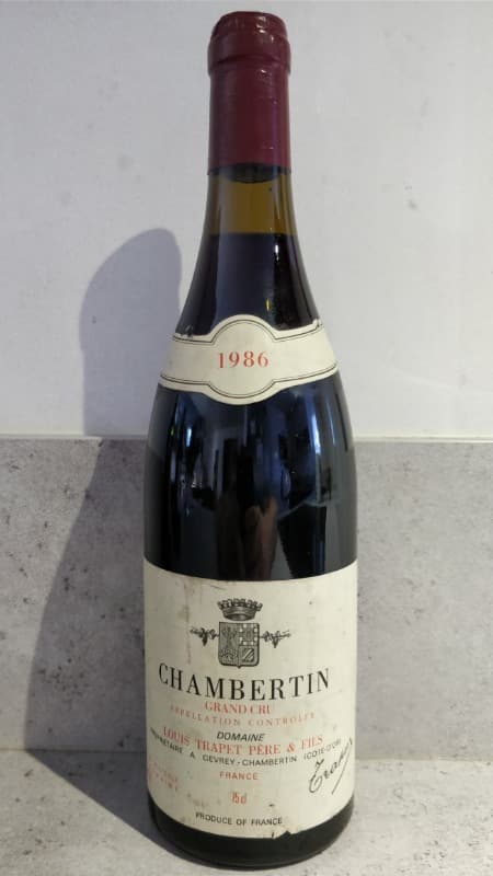Chambertin, Louis Trapet, 1986