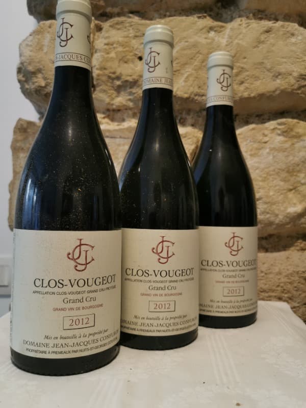 3 x Clos de Vougeot, Grand Cru, Domaine J. J. Confuron, 2012