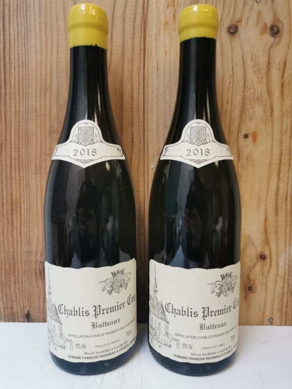 2 x Chablis Premier Cru, Butteaux, Domaine François Raveneau, 2018