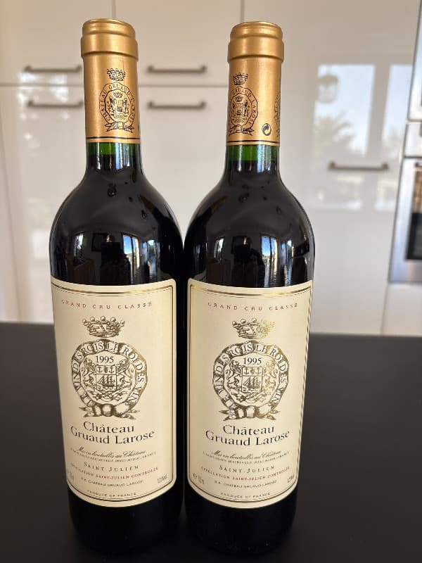2 x Château Gruaud Larose, Saint-Julien, 1995