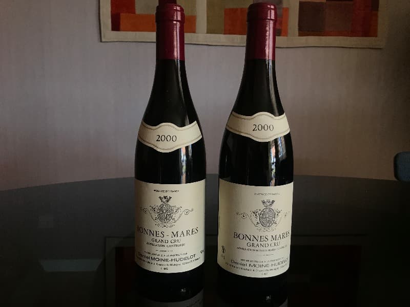 2 x Bonnes-Mares, Moine-Hudelot, 2000