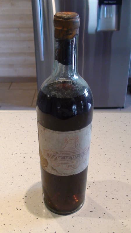 Château Coutet - barsac, Sauternes, 1944