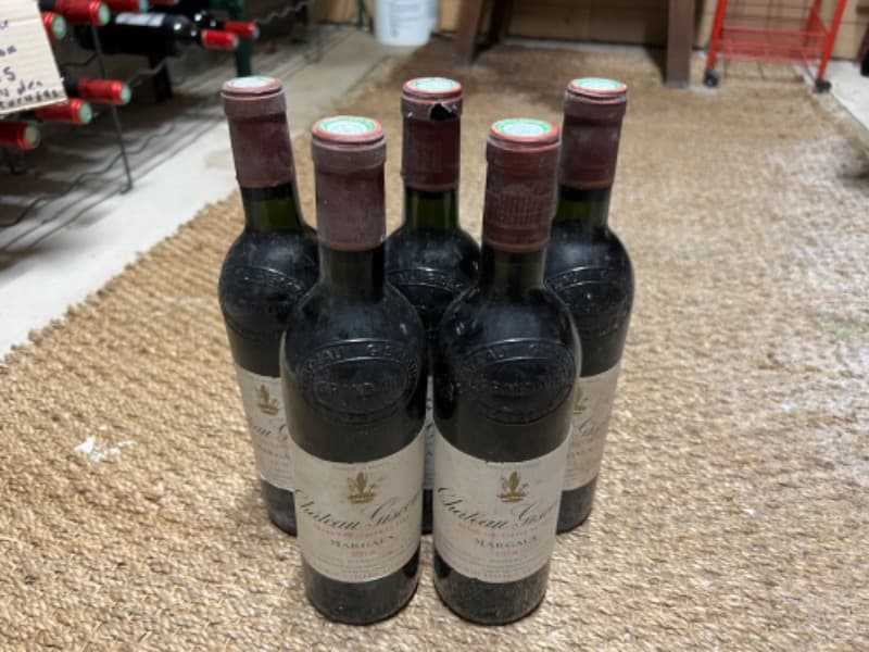 5 x Château Giscours, Margaux, 1978