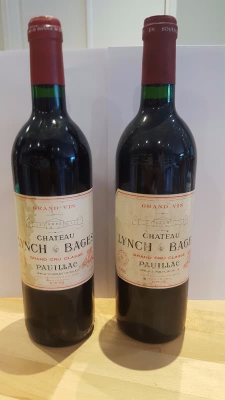 2 x Château Lynch Bages, Pauillac, 1990