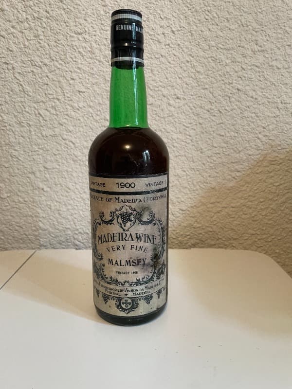 MADEIRA WINE MALMSEY, 1900