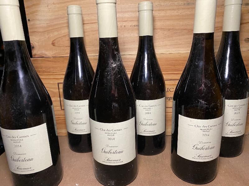 6 x Clos des Carmes, Saumur Blanc, Guiberteau, 2014