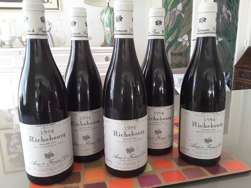 5 x Richebourg, Grand cru, Anne et François Gros, 1994