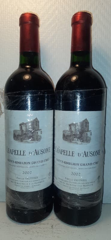 2 x Chapelle d Ausone, Saint-Émilion Grand Cru, 2002
