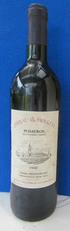 2 x Château la Violette, Pomerol, 1992