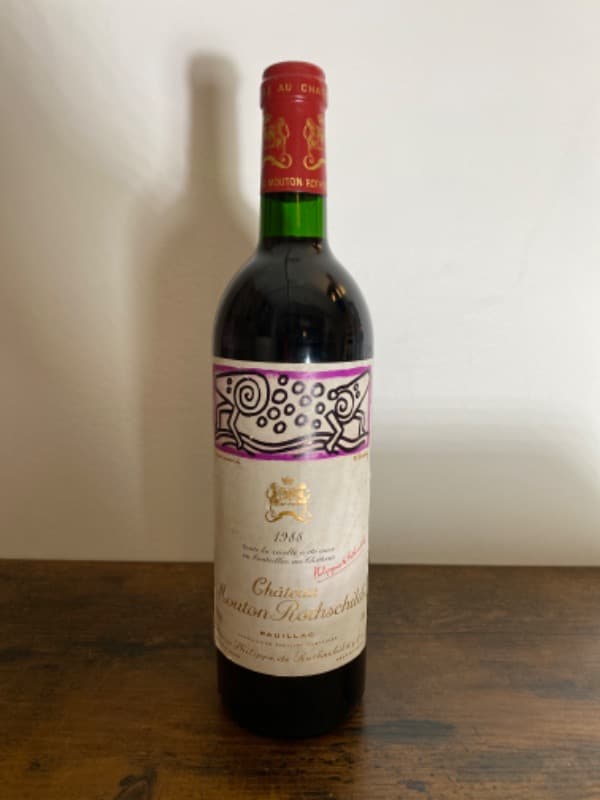 Château Mouton Rothschild, Pauillac, 1988