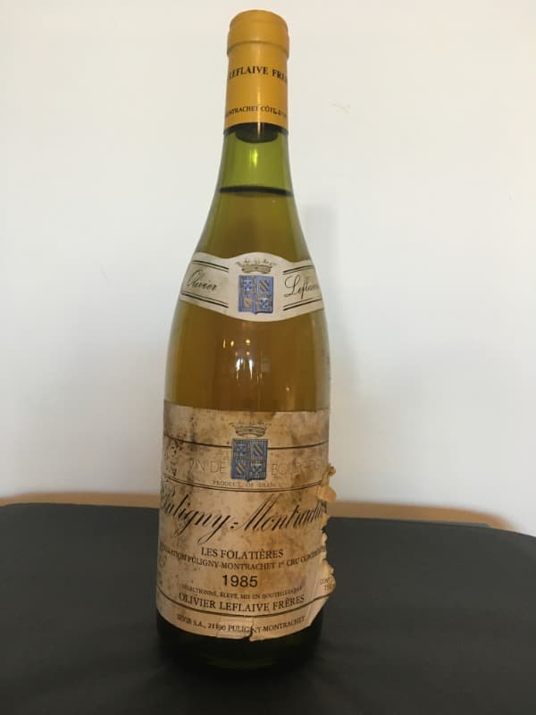Puligny-Montrachet, les Folatières, Olivier Leflaive, 1985