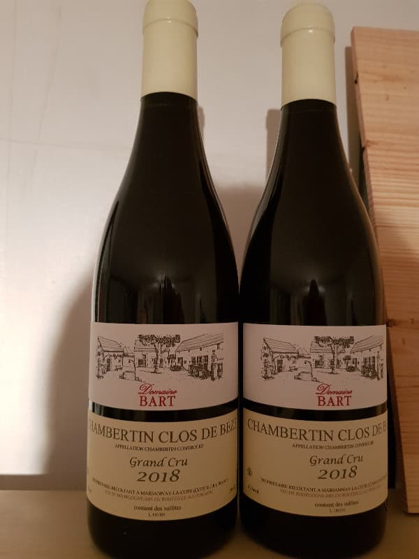 2 x Chambertin-Clos de Bèze, Domaine Bart, 2018