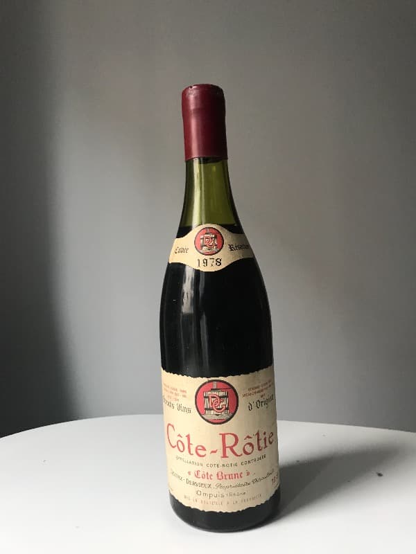 Côte-Rôtie, Cote Brune, Gentaz-Dervieux, 1978