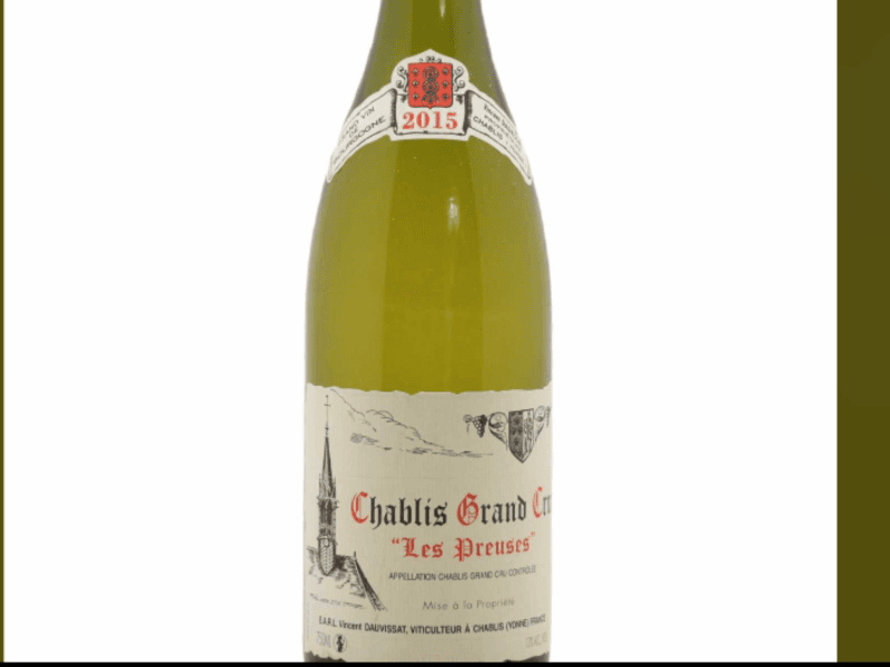 Chablis Grand Cru, Les Preuses, Vincent DAUVISSAT, 2015