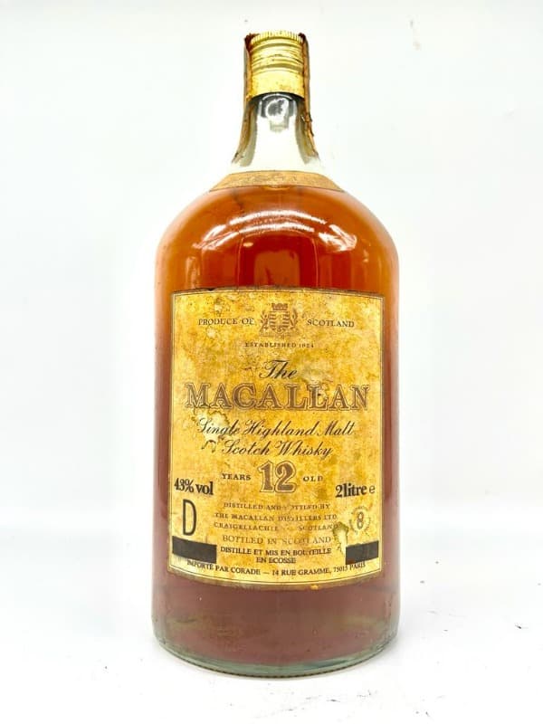 Macallan 12 years old 2 LITRES 1980s, Whisky