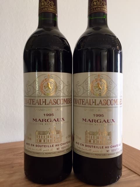 2 x Grand Cru Classé, Château Lascombes, Margaux, 1995