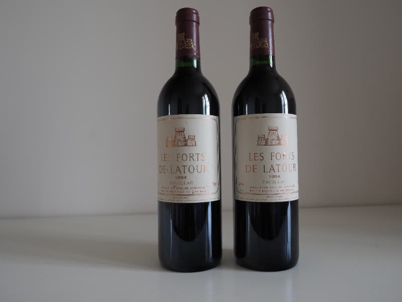 2 x Les Forts de Latour, château Latour, Pauillac, 1994