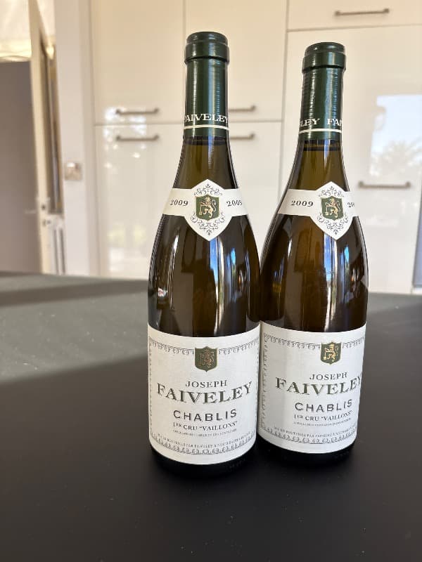 2 x Chablis Premier Cru, 1er cru Vaillons, Joseph Faiveley, 2009