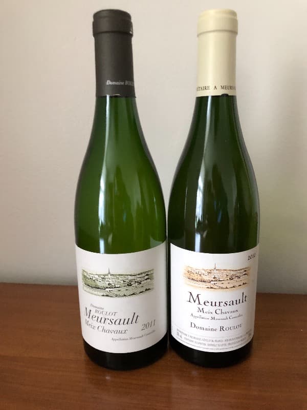 2 x Meursault, MEIX CHAVAUX, ROULOT, 2010/2011
