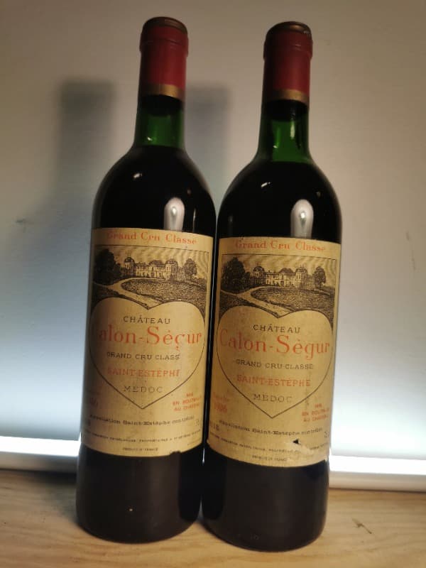 2 x Château Calon Ségur, Saint-Estèphe, 1986