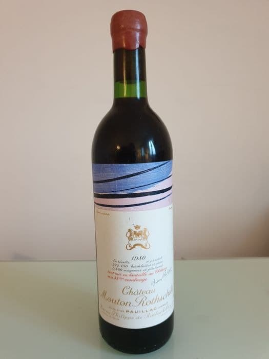 1er grand cru classé, Mouton Rothschild, Pauillac, 1980