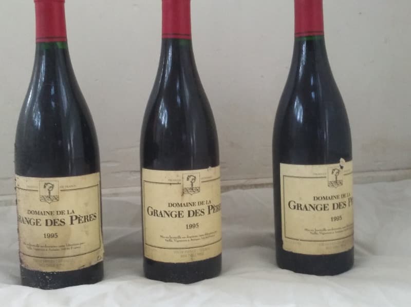3 x La Grange des Pères, Vin de Pays de l'Hérault, 1995